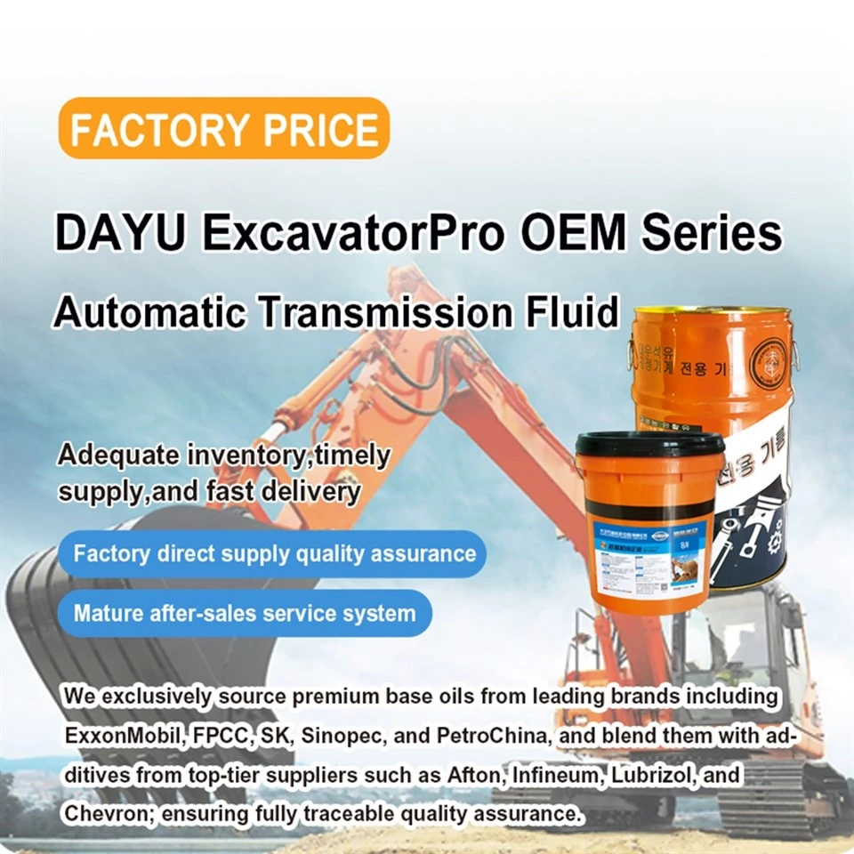 Fluido de transmisión hidráulica especial para excavadora